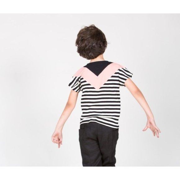 Motoreta Dan Striped Girls Shirts, Sz 12/13 - Picture 2 of 9